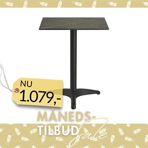 Cafébord marmor look, 60 x 60 cm