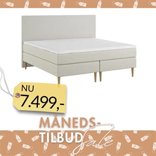 Nordic Heaven Dobbelt Kontinentalseng m. Glide sengegavl – Sand
