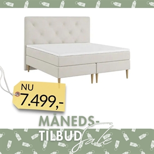 Nordic Heaven Dobbelt Kontinentalseng m. Urban sengegavl – Sand