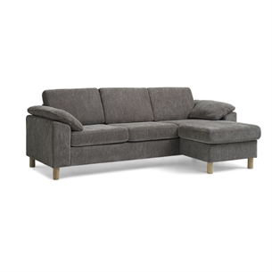 Ava sofa med chaiselong, Brun