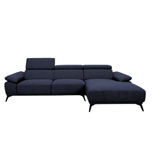 Chaise sofa model Florida Højrevendt - Marino Blå
