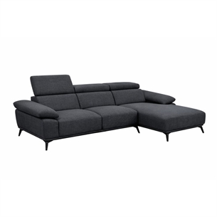 Chaise sofa model Florida Højrevendt - Charcoal Sort