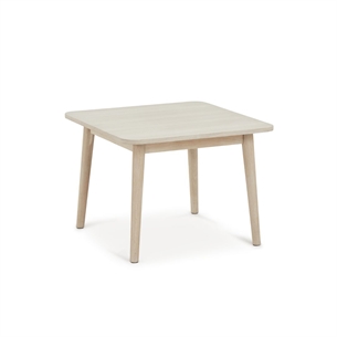 Nyborg sofabord 70x70, Hvidolieret egefiner