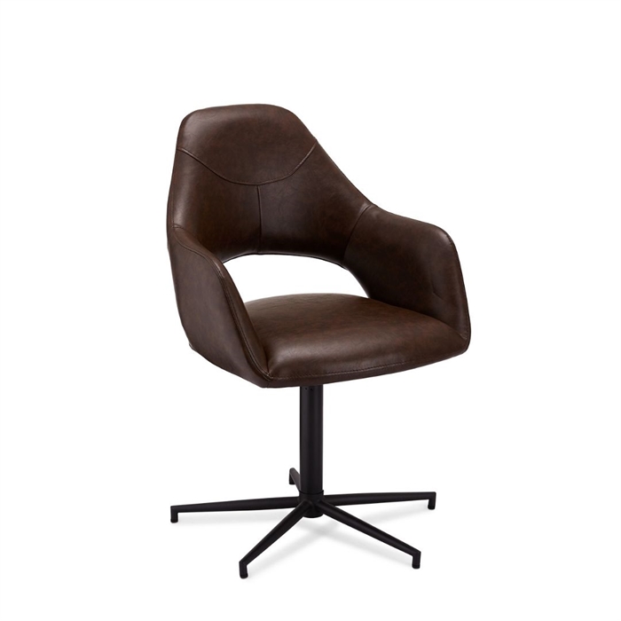 Luna Dining Chair Dark Brown