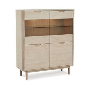 Nyborg Highboard White Oil