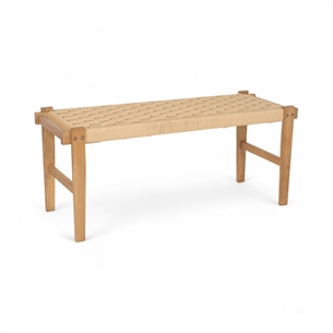 Nobel Bench Natural Oil/Nature Rope