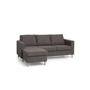 Stavanger sofa m chaiselong, brun