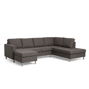 Stavnger U-Sofa, Højrevendt, Brun
