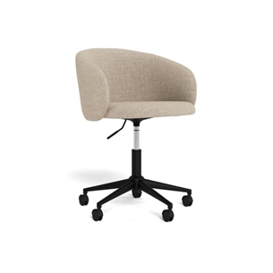 Eleanor skrivebordsstol m/armlæn, beige