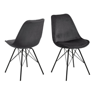 Eris spisebordsstol, mørkegrå stof