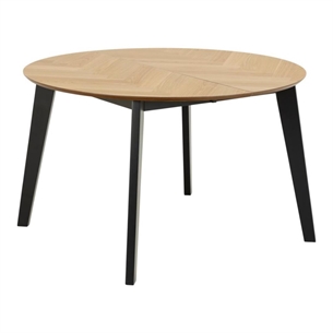 Georgetown spisebord, sildeben egefiner - Ø 120/198