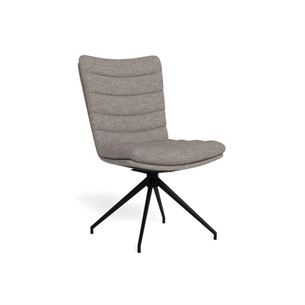 Grafton spisebordsstol med drejefunktion, lysegrå