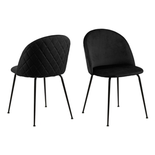 Louise spisebordsstol, sort