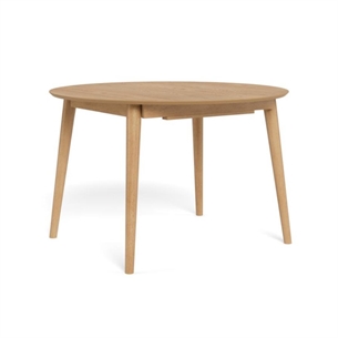 Montreux spisebord med butterfly udtræk, natur - Ø 115/154