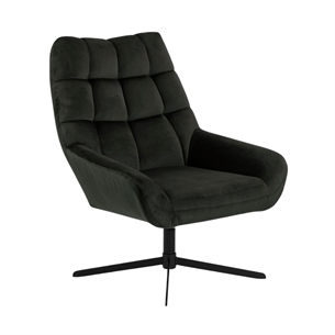Paris hvilestol med drejefunktion, mørkegrøn