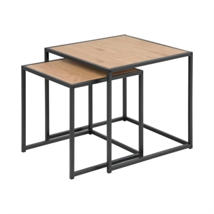 Seaford indskudsbord, eg look,  sæt med 2 stk.