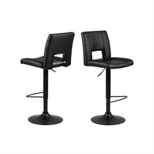 Sylvia barstol, sort PU