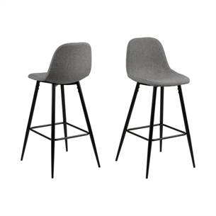 Wilma barstol, lysegrå