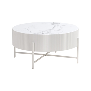 Milo Coffee Table White 80x40