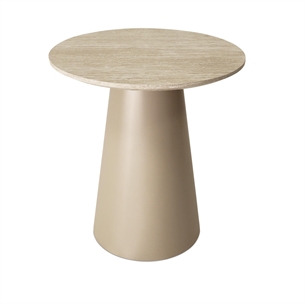 Tango Coffee Table Beige Travertine 45x50 cm