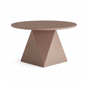 Aura Coffee Table Dia 80 x 45 CM Cream Brown