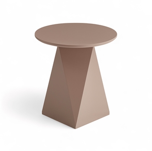 Aura Coffee Table Dia 50 x 50 CM Cream Brown