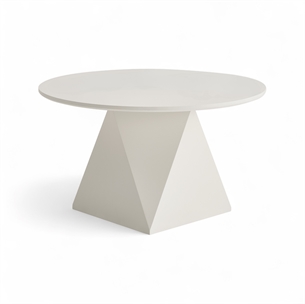 Aura Coffee Table Dia 80 x 45 CM Cream White