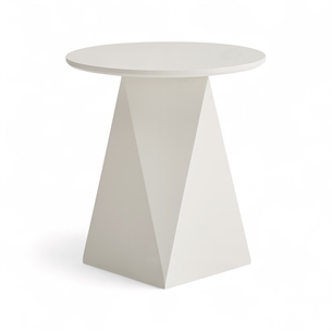 Aura Coffee Table Dia 50 x 50 CM Cream White