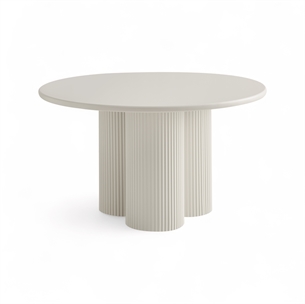 Flow Coffee Table Dia 80 x 45 CM Cream White