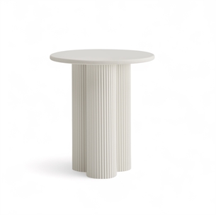 Flow Coffee Table Dia 50 x 55 CM Cream White