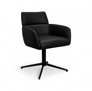 Marco Dining Chair Black Leather