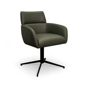 Marco Dining Chair Green Leather