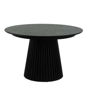 Svendborg Dining Table Black DIA 120x75