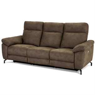 Selesta 3 Seater Grey Fabric