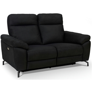 Selesta 2 Seater Black Fabric