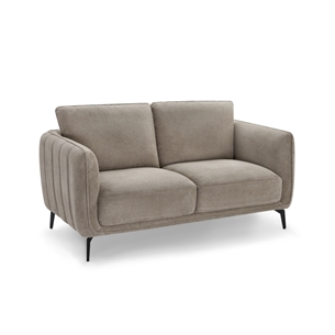 Selena 2 Seater Brown Fabric