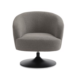 Conrad Lounge Chair – Vista Stof, Mushroom/Trumpet Black Base er en elegant