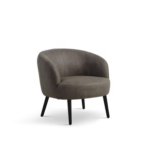 Conrad Lounge Chair – Micro Leather Bull, Forest Green Oplev den perfekte kombination af stil