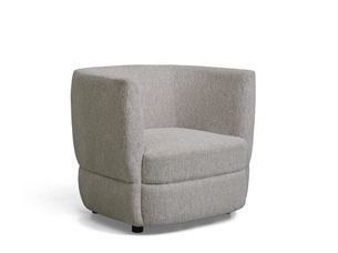 Matteo lounge stol, lys beige