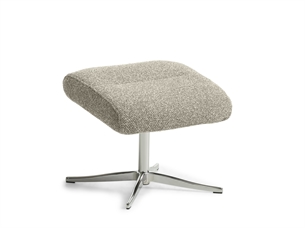 Connor fodskammel, Beige med stel i krom