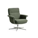 Joe loungestol, Moss green med krom stel