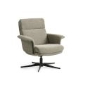 Joe loungestol, Beige med sort stel