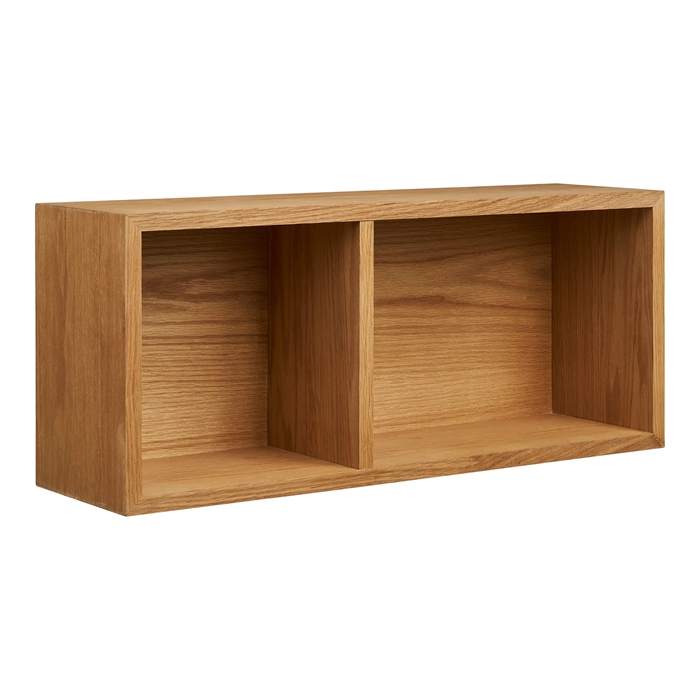 Oshawa Væghylde, Egefiner - 71x20x30 cm