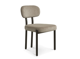 Luna spisebordsstol, Beige med brun stel