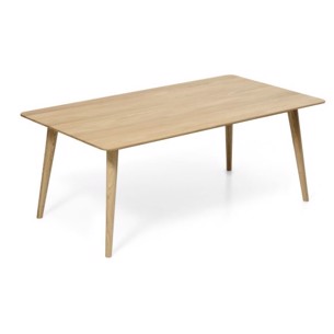 Fiji coffee table square XL 130x70x50 cm, Oiled Oak