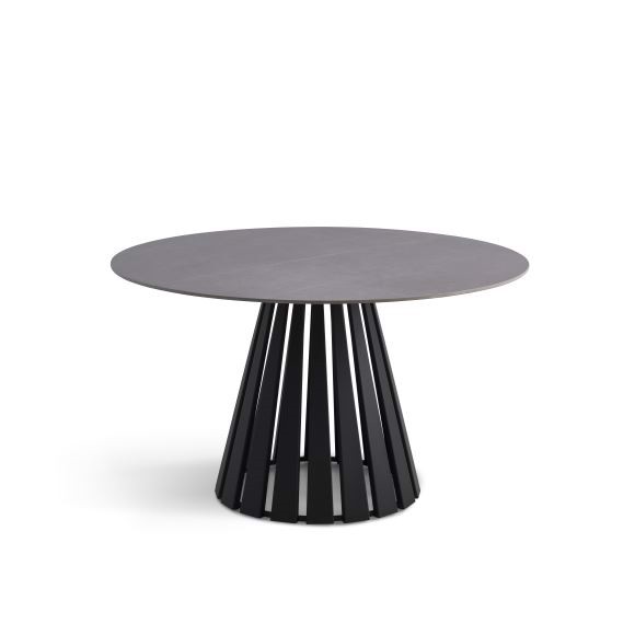 Arctic dining table Ø130 cm, Grey