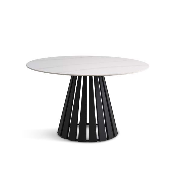 Arctic dining table Ø130 cm, Hvid