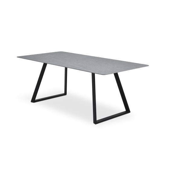 Arctic dining table 200x100 cm med grå bordplade