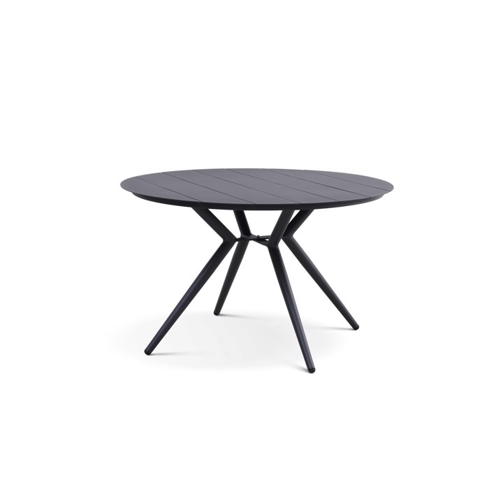 Corfu havebord, anthracite Ø126 cm