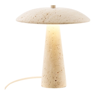 Consett Bordlampe - Bordlampe, travertin, natur